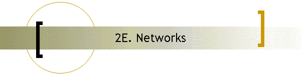 2E. Networks