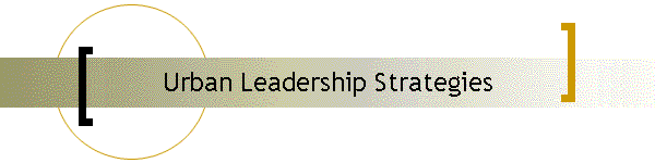 Urban Leadership Strategies
