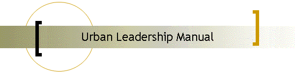 Urban Leadership Manual